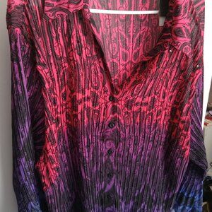 Liz&Me Women's Plus Size  Flower Top  3X NWT